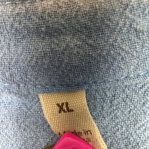 Soft Surroundings Cedella V-Neck Tunic Blue Long Sleeve Size XL - Picture 3 of 6